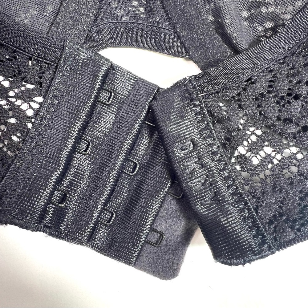 DKNY Modern Lace Unlined Underwire Bra Black Size 38DD - Picture 8 of 16